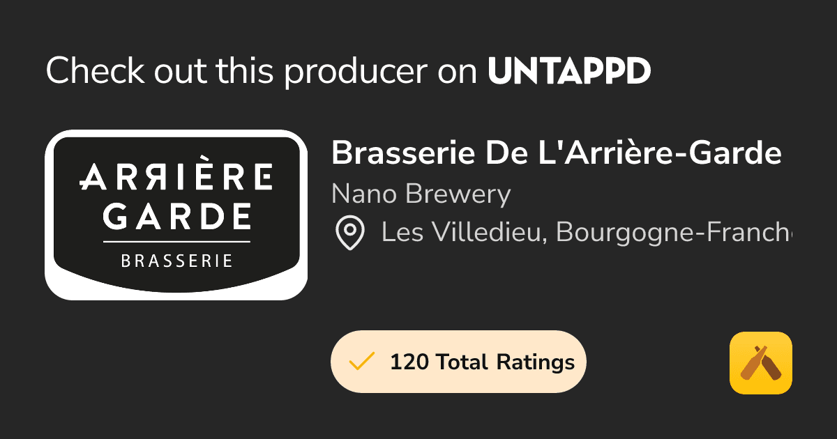 breweries/5b76e3ed-4f77-4c1f-bcd9-5f6f04b214ea/brasserie-de-l-arriere-garde-WDS1BZ6cluDt4yxp8sPVFmg6XhshvZ.png